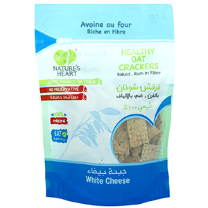 Greenlite Healthy Oat Crackers White Cheese 150G