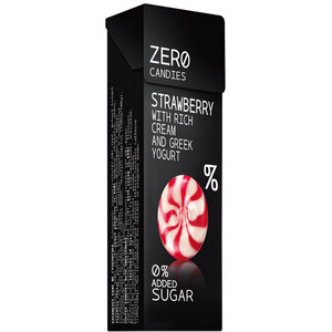 Zero Candies Strawberry 0% Added Sugar 32G