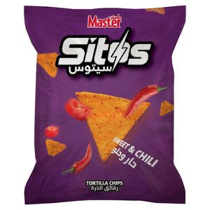 Master Sitos Tortilla Chips Sweet & Chili 80G