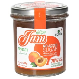 eQuia Jam Apricot Sugar Free 400G