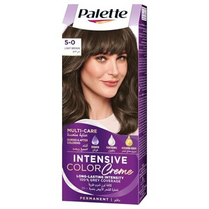 Palette Hair Color Cream Light Brown 5-0 110Ml