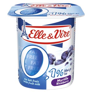 Elle & Vire Dessert Blueberry Light 125G