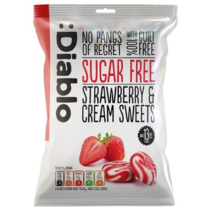 Diablo Strawberry & Cream Sweet 75G