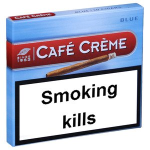 Café Crème Cigarillos Blue 10 Pieces