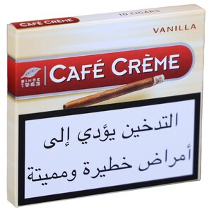 Café Crème Cigarillos Vanilla 10 Pieces