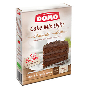 Domo Cake Mix Chocolate Light 430G