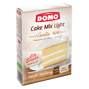 Domo Cake Mix Vanilla Light 430G