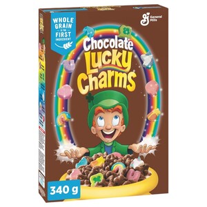 General Mills Lucky Charms Cereal Chocolate 340G