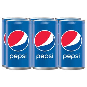 Pepsi Carbonated Drink Can 185Ml X6