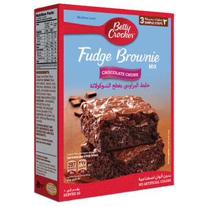 Betty Crocker Fugde Brownie Chocolate Chunk 500G