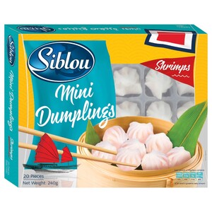 Siblou Frozen Mini Dumplings Shrimps 20 Pieces 240G
