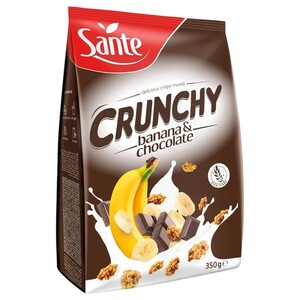 Sante Crunchy Granola Banana & Chocolate 350G