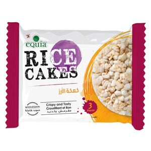 eQuia Rice Cakes Plain 25G