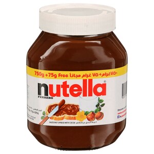 Nutella Chocolate Hazelnut Spread 750G + 75G Free