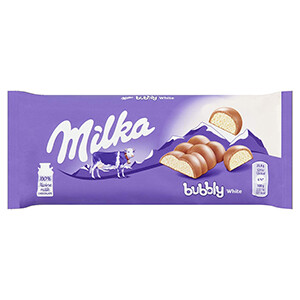 Milka Bubbly White 95G