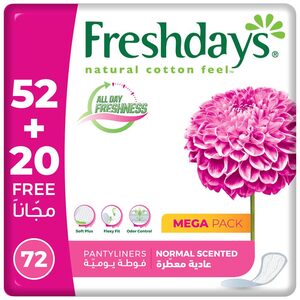 Freshdays Scented Pantyliners 72 Pads