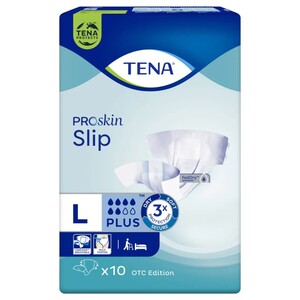 Tena Adult Diapers Plus Large 10 Pieces