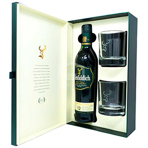 Glenfiddich 12 Years 75Cl + 2 Premium Glasses