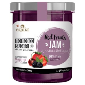 eQuia Jam Red Fruits Sugar Free 300G