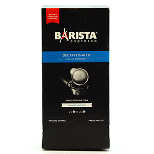 Barista Espresso Pods Decaff 7G *20Pcs