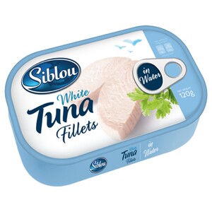 Siblou White Tuna Fillet In Water 120G