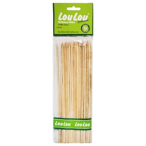 Loulou Barbecue Sticks 3.8Mm X 25Cm 50 Pieces