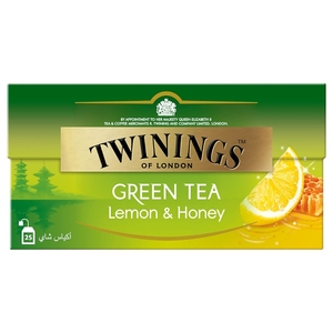 Twinings Green Tea Lemon & Honey 25 Bags