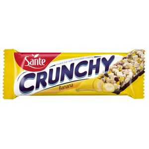 Sante Bar Crunchy Banana Coated 40G