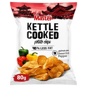 Master Kettle Cooked Potato Chips Sweet Chili Pepper 80G