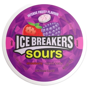 Ice Breakers Candy Strawberry & Mixed Berry 42G