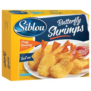 Siblou Frozen Butterfly Shrimps 250G