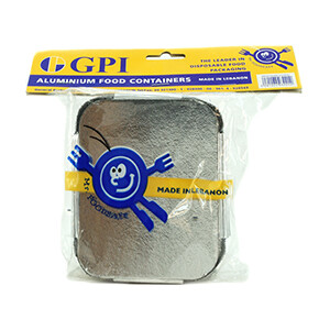 Gpi Aluminium Container With Lid 10 Pieces
