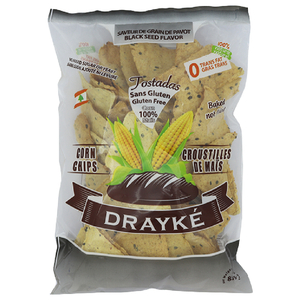 Drayke Corn Chips Black Seed 100G
