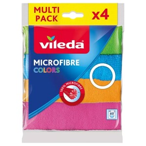 Vileda Microfibre Roll Colors 4 Pieces