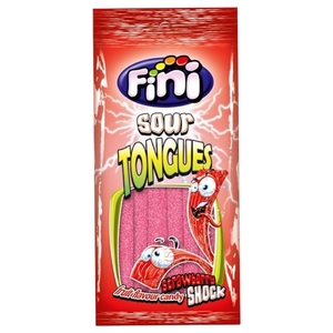 Fini Sour Tongues Strawberry 100G