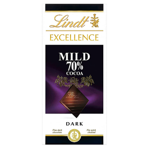 Lindt Excellence Mild 70% 100G
