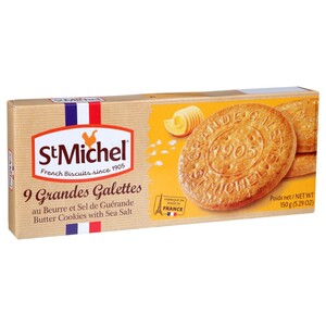 St Michel 9 Grandes Galettes Butter Biscuit With Sea Salt 150G