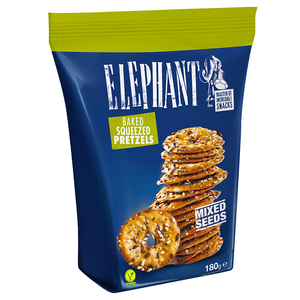 Elephant Pretzels Mixed Seeds 180G