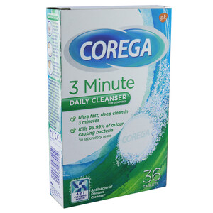 Corega Cleansers Full Denture 36 Tablets