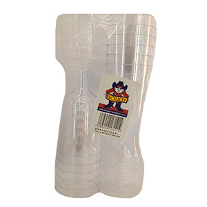 Boudy Disposable Wine Cups Clear 12 Pieces