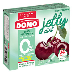 Domo Jelly Vegetarian Cherry Diet 30G