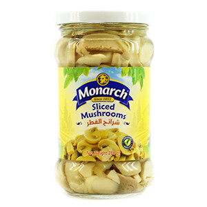 Monarch Sliced Mushrooms Glass Jar 280G