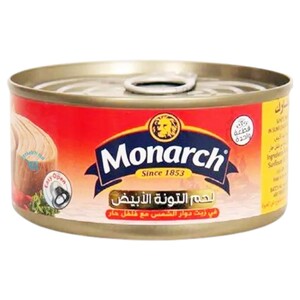Monarch White Tuna In Sunflower Oil & Chilii 185G