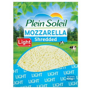 Plein Soleil Shredded Mozzarella Light 400G