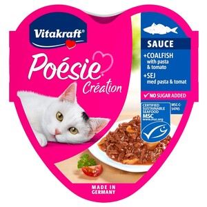 Vitakraft Cat Food Poesie Pollock With Paste & Tomatoes 85G