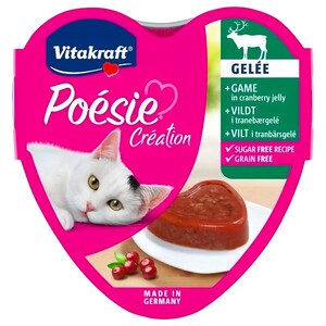 Vitakraft Cat Food Poesie Deer In Cranberry 85G