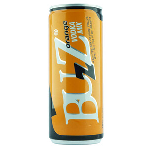 Buzz Vodka Mix Orange Can 250Ml