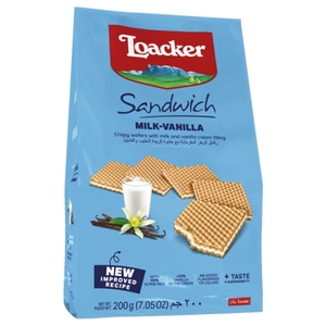 Loacker Sandwich Milk Vanilla 200G