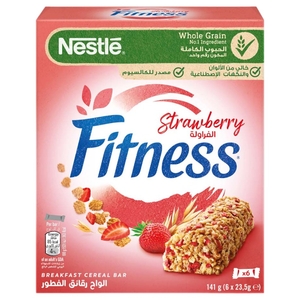 Fitness Cereal Bar Strawberry 23.5G X 6