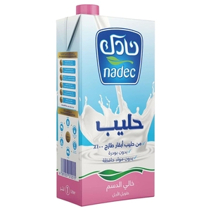 Nadec Uht Milk Skimmed 1L
